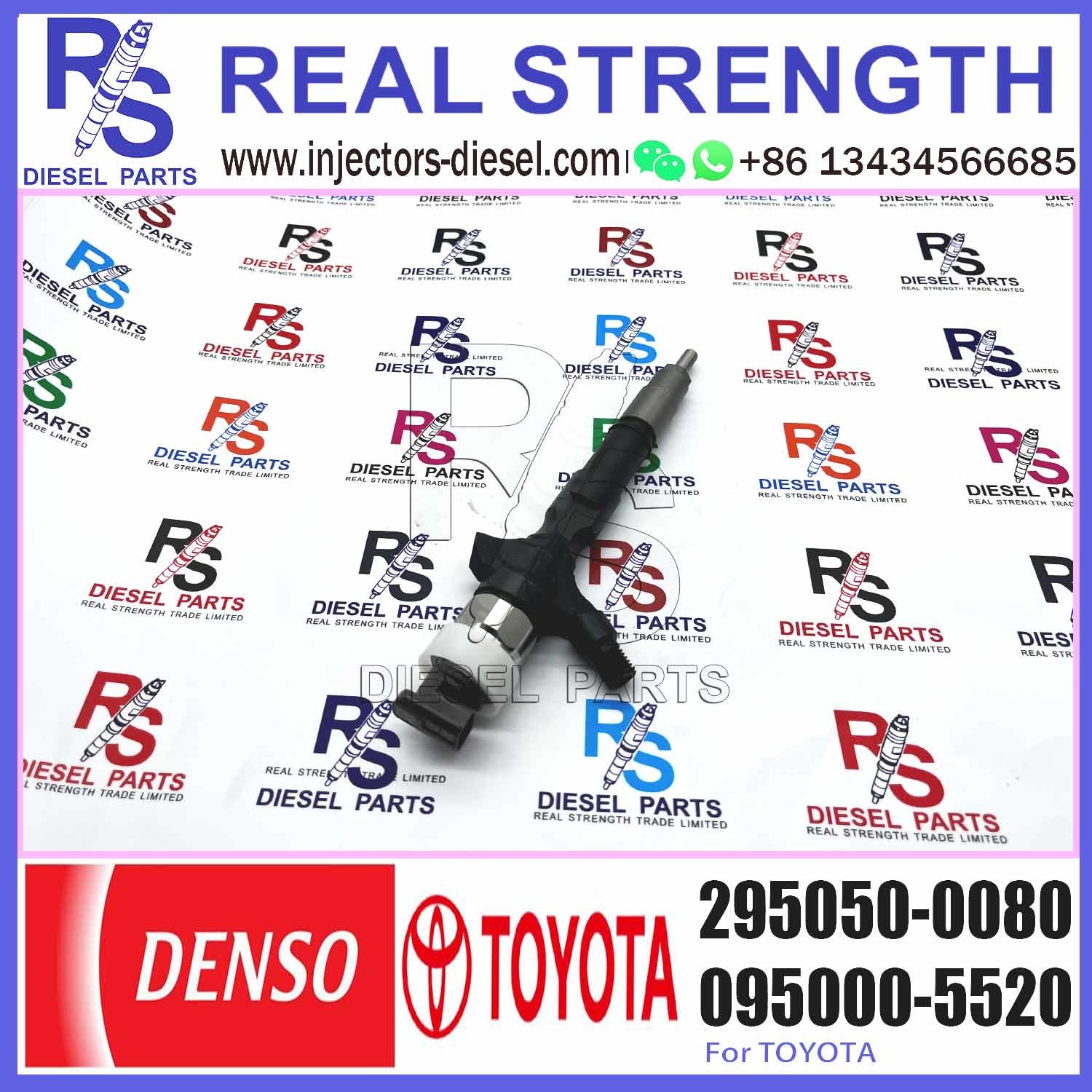 Diesel common rail injector 2950500080 295050 0080 295050-0080 for diesel injector