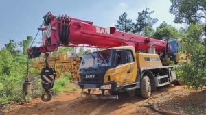 Quality 25T Small Hydraulic Mobile Crane Energy Efficient Construction Use Equipment wholesale