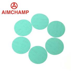 China 320Grit Hook And Loop Sanding Disc Green Film Polyetser Sanding Disc on sale