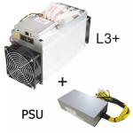 Used Antminer L3+ 504MH/S Litecoin Doge LTC Miner