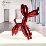 Garden Deco Forged Metal Sculpture 120cm Balloon Dog Sculpture