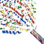 20cm Indoor Reusable Rainbow Confetti Cannon For Party