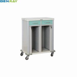 Quality Steel patient record trolley wholesale