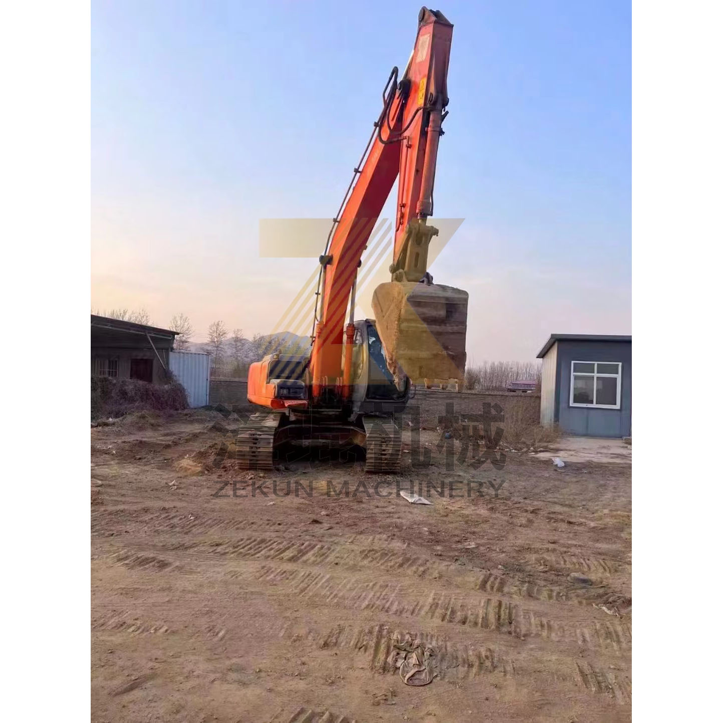 95% Used Hitachi ZX200-6 Excavator for Construction Machinery Operations and Tasks