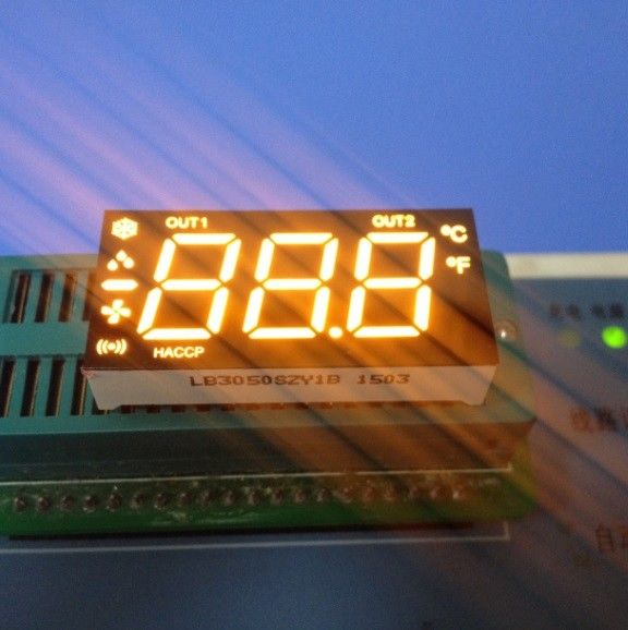 Ultra White Common Cathode 7 Segment Display , Led Mobile Billboard 80-100mcd
