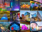 Customized Indoor Flexible LED Crystal Film Screen Full Color Transparent LED