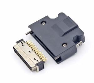 Quality MDR Wire Mount Male Plug Connector 50pin 0.050inch 1.27mm SCSI Connector wholesale