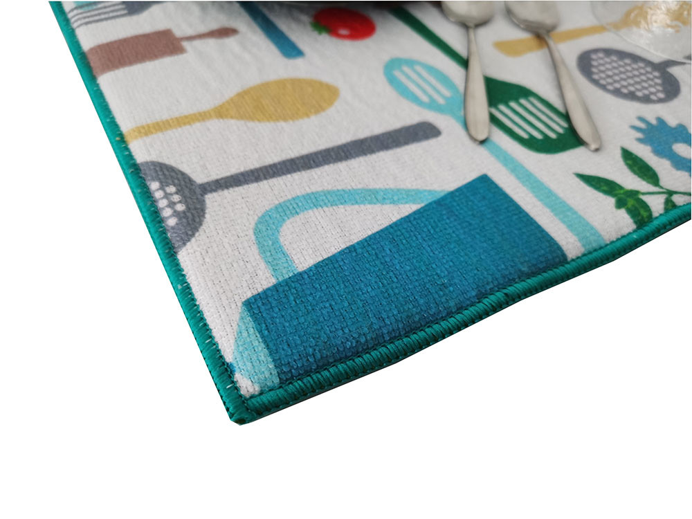 Microfiber Fast Drying Dishes Mat 40x45cm 100 Polyester