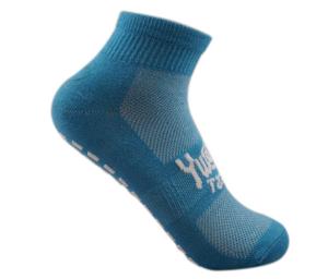 Quality Kids Friendly Family Non Skid Trampoline Grip Socks Spandex / Polyester Material Customized Color wholesale