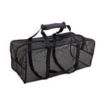 Nylon Polyester Fiber Scuba Diving Accessories Mesh Bag 80L Black Color