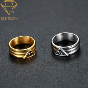 Quality Silver Scottish Rite Masonic Signet Ring wholesale