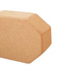 Multi Angled Cork Yoga Bricks Block Round Edges Slip Resistance Stable