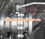 10K 2-PC cast iron flanged ball valve