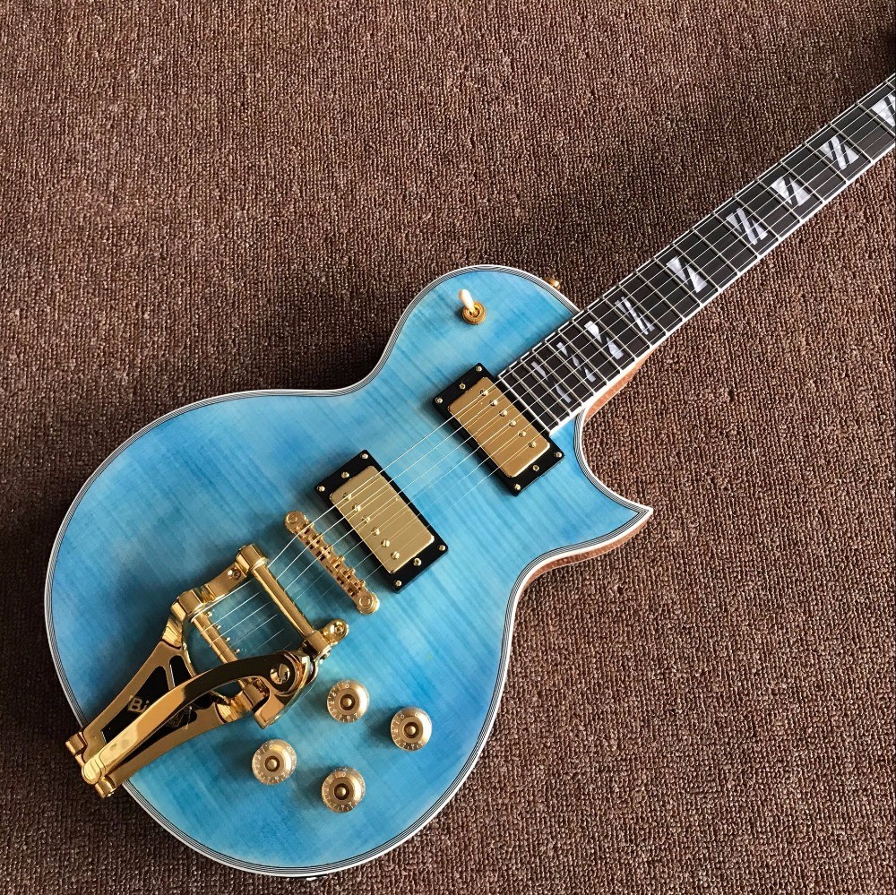 Custom Shop blue top standard superme JAZZ LP Electric Guitar musical instruments