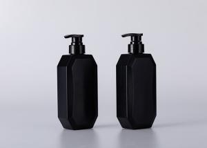 Quality Black 500ml Frosted Plastic Bottle For Cosmetic Packaging wholesale
