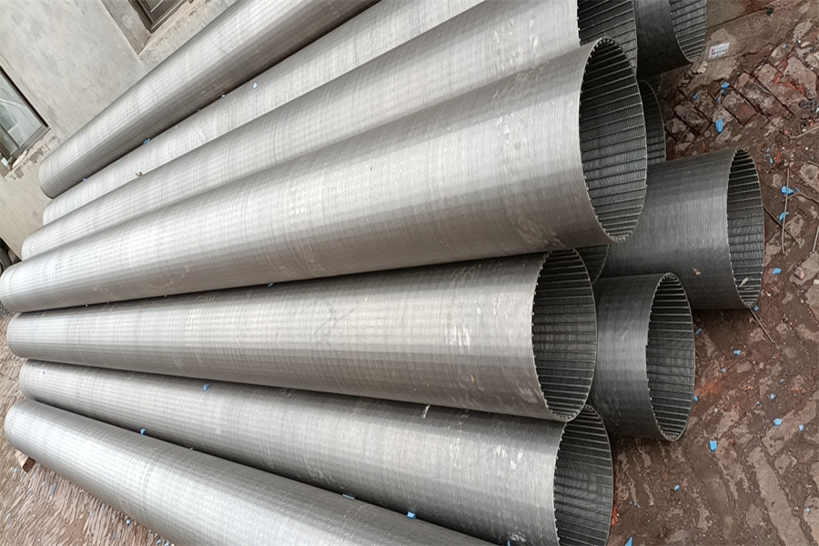 Threaded Wire Wrapped Screens Rust Resistant Electropolished Stainless Steel Pipe