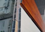 Wood Grain Aluminum Kitchen Profile Aluminium Sliding Door Extrusions