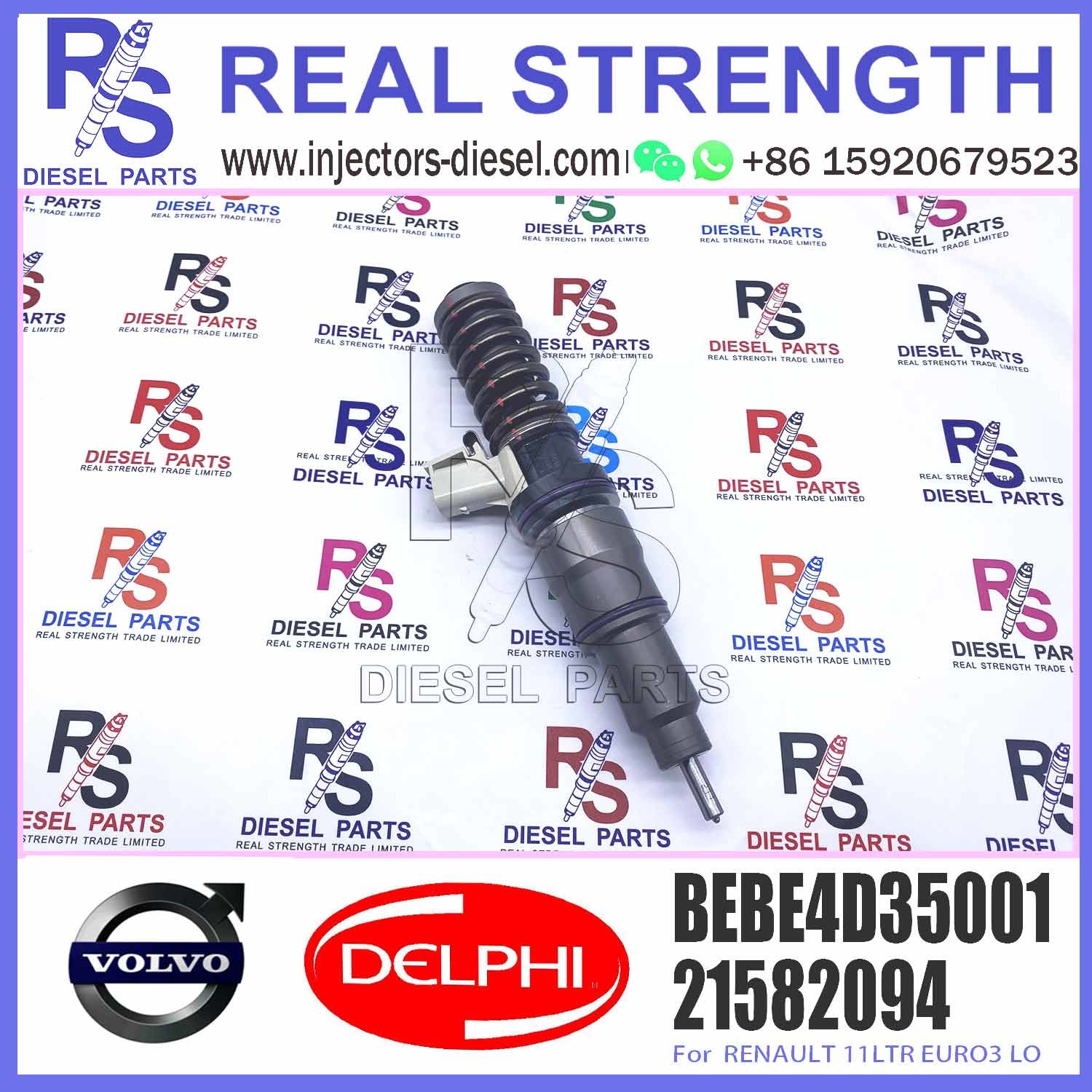 High Performance Diesel Engine Parts 21582094 Electronic Unit Common Rail Fuel Injector BEBE4D35001 For Diesel Engine