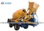 Mobile Self Loading Cement Concrete Mixer Truck 4CBM 4.5CBM With 270 Deg