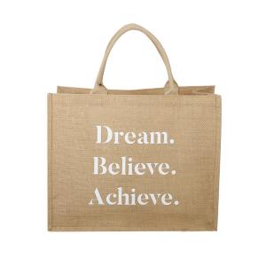 Quality Custom Reusable Promotion Shopping Jute Tote Bags wholesale