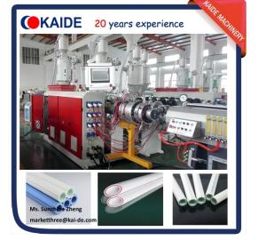 Quality 20-110mm PPRC pipe extrusion machine High Speed 20m/min wholesale
