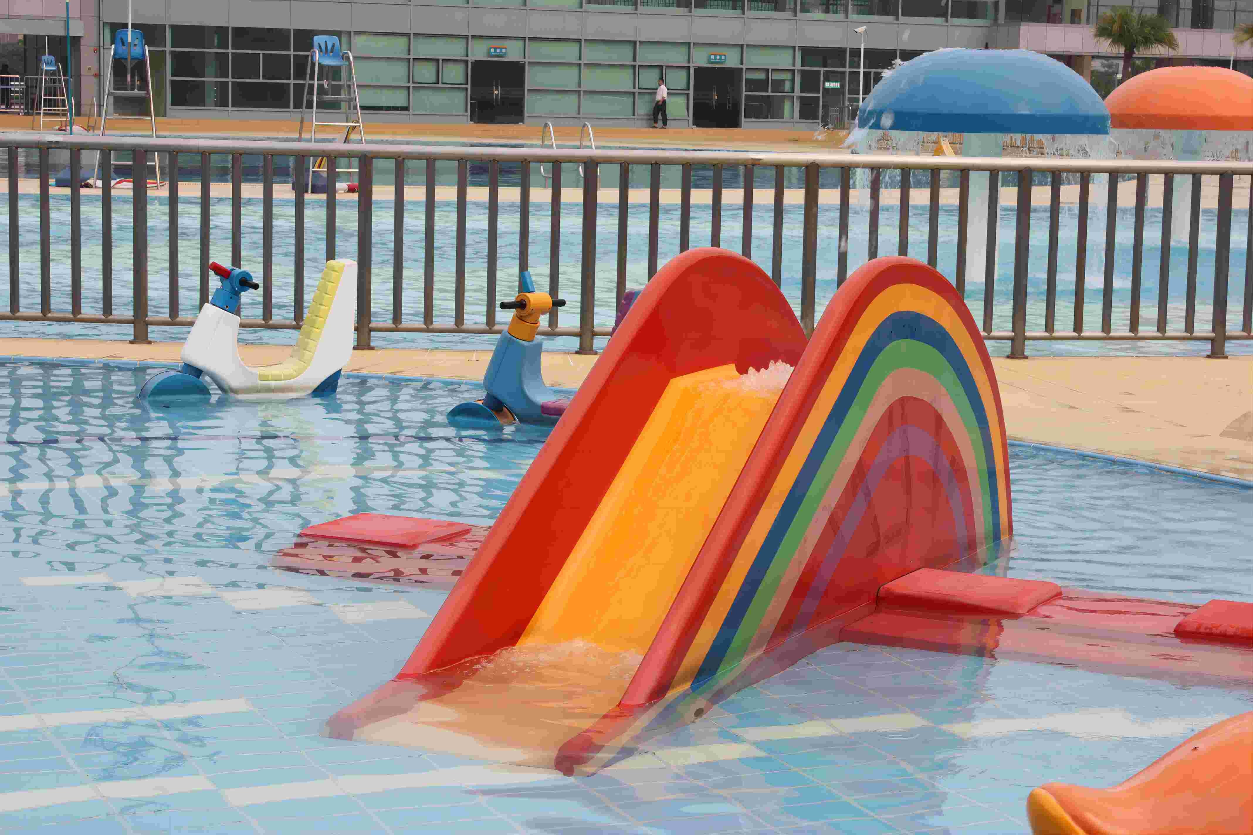 Small Rainbow Bridge Slide, Children Water Park Slide of Small Waterpark for Kids