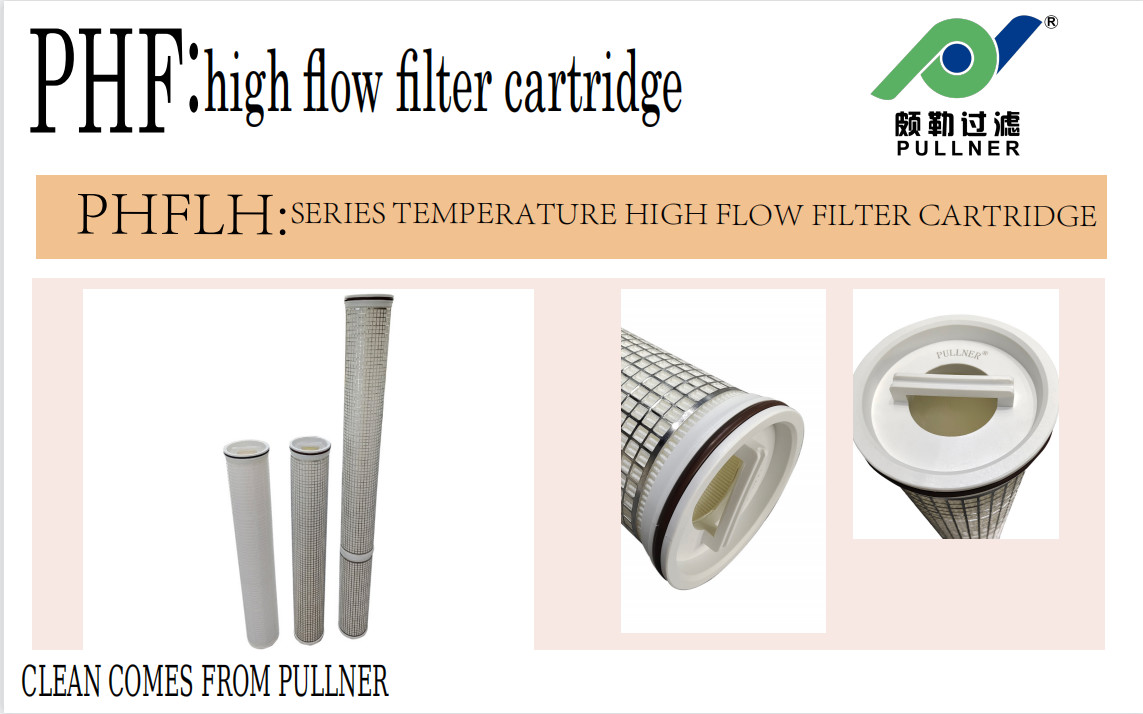 50 GPM High Flow Filter Cartridge With PP Core Offering 99.99% Filtration Efficiency