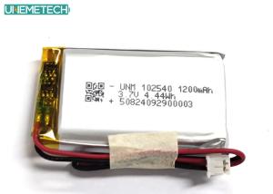 Quality 1200mAh 2C Fast Charge Lithium Polymer Battery 3.7V 102540 For Medical Product wholesale