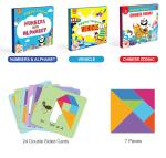 DIY Baby Magnet Tangram Puzzle STEM Toys Children's Brain Development