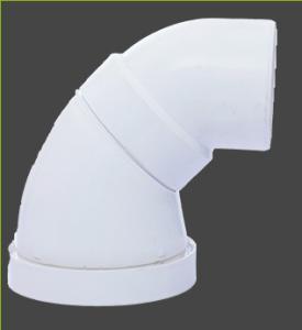 Quality WC Pan Cistern Pipe 45 Degree Toilet Pan Connector 4in Flexible Toilet Waste Connector wholesale