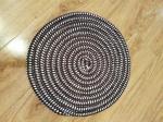 Super microfiber cord woven carpet circle pattern rug right for room under chair