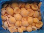 IQF Frozen Yellow Peach Halves , Peeled And Pitted, blanched