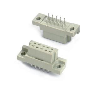 Quality DIN 41612 Connector 2 Row 10 Pin Female Pins Straight Through Hole 2x5 Pitch 2.54mm DIP wholesale