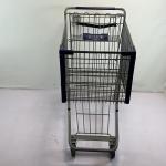 180L General Store Storage Supermarket Trolleys Steel Shopping Cart