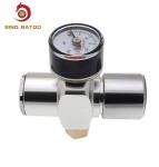 0-30 PSI Mini CO2 Regulator Beer Aluminium Low Pressure Single Gauge