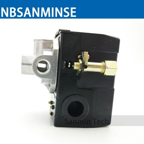 SMF 10 1/4 G NPT Air Compressor Pressure Switch For Easy Mounting Of Valve And Gauges Air Pressure Switch NBSANMINSE