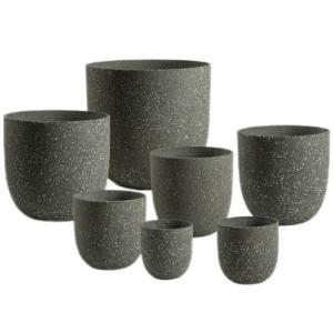 Quality Stylish Fiber Cement Garden Pots for Flower / Green Plant in Indoor Outdoor Garden wholesale
