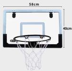 PC Basketball Board And Ring Mini Customize Mini Kid Basketball Hoop Backboard