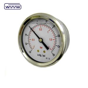 Quality Stainless Steel Case Compound Pressure Gauge For Chemical And Petrochemical Industries wholesale