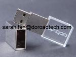 Low Price OEM Logo Printing Crystal USB Pen Drive