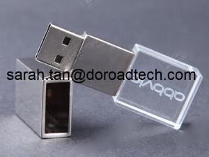 Quality Low Price OEM Logo Printing Crystal USB Pen Drive wholesale