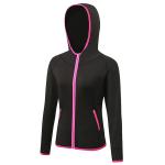 Fitness yoga training run matching color zip-up hoodie quick dry coat