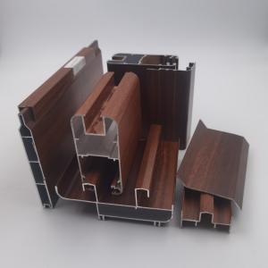 Quality Wood Grain Aluminium Tube Profiles 6063 Series wholesale