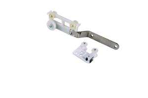 Quality Ceiling Mounted Aluminum Alloy Curtain Master Carrier White Powder Coated wholesale