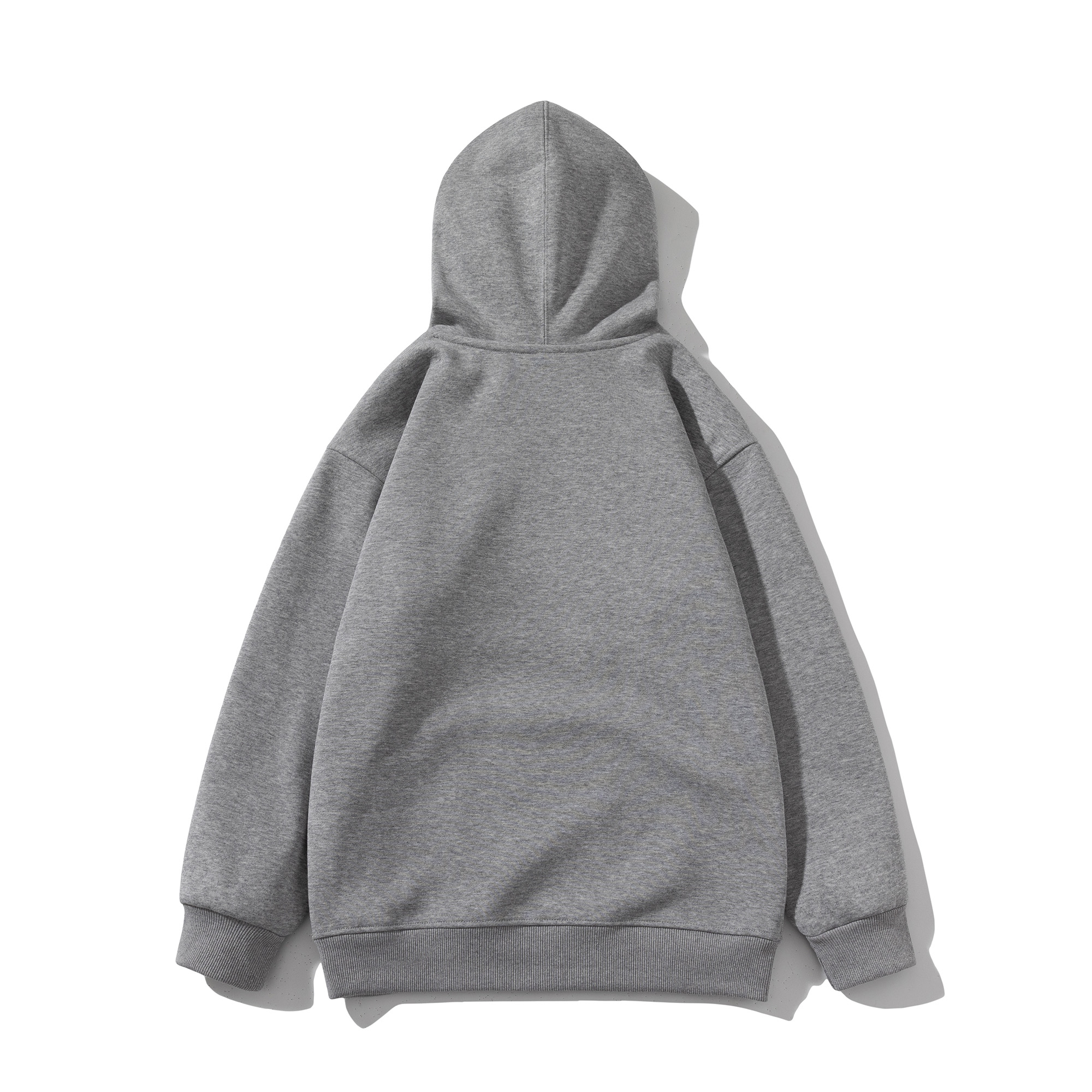 FODARLLOY Fashion Vintage Hoodie OEM Streetwear Essentials Oversize Unisex Pull Coat Men's Hoodies Pullover Grey