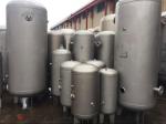 Vertical Stainless Steel Low Pressure Air Tank Frosting / Polishing Surface