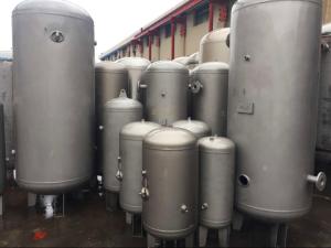 Quality Vertical Stainless Steel Low Pressure Air Tank Frosting / Polishing Surface Treatment wholesale
