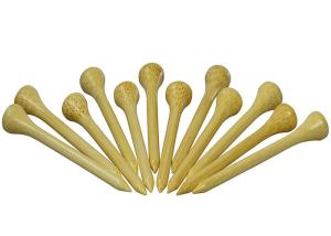 Quality Custom Shaped Colored Golf Tees , Eco Friendly Bamboo Golf Tees ISO9001 Approved wholesale