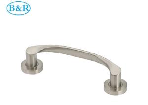 Quality Nickel Brushed Aluminum Alloy Handles B011 Metal Door Accessories wholesale