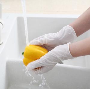 Quality Kitchen Food Safe Disposable PVC Gloves / Plastic Disposable Gloves wholesale